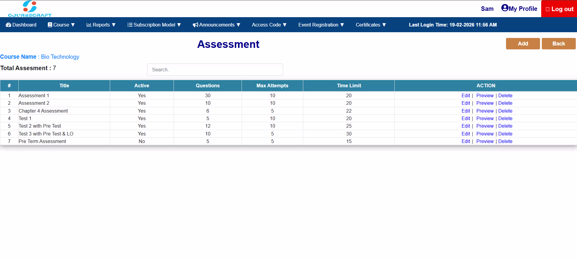 Assessment